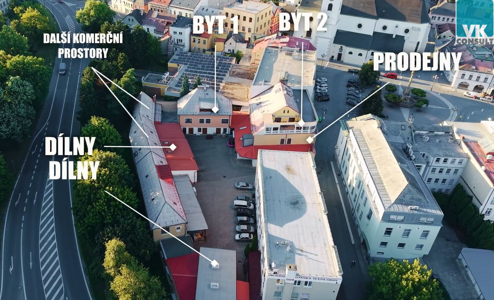 Prodej komerčního areálu s bydlením v centru města Svitavy - obrázek č.2